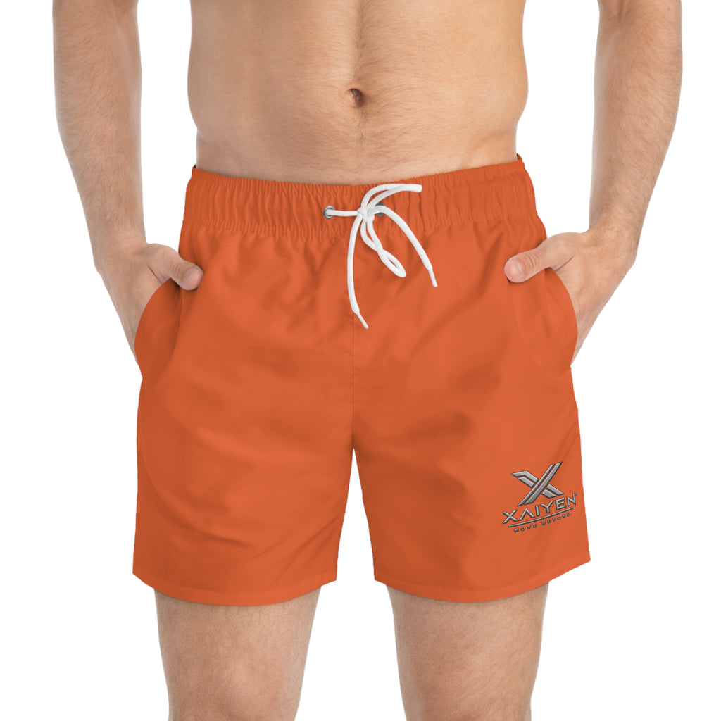 XAIYEN Signature Swim Trunks – Orange