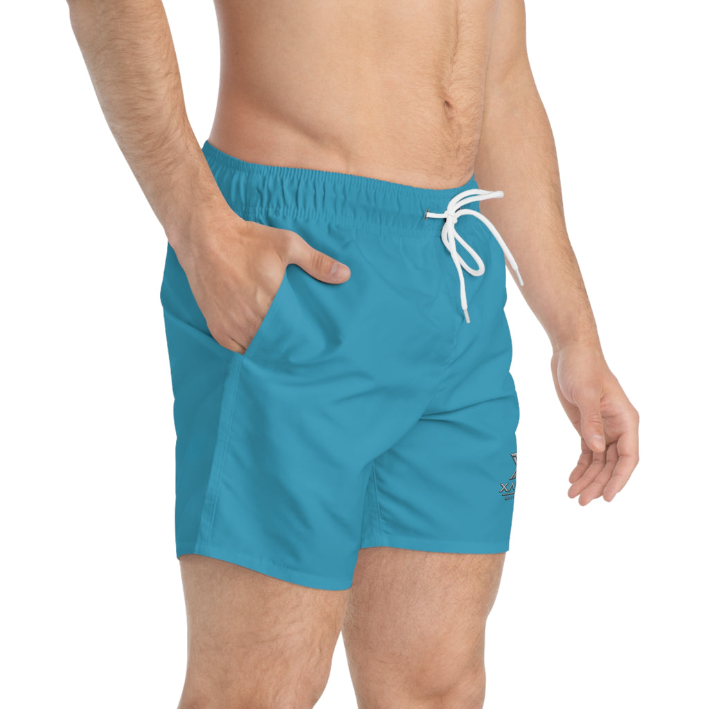 XAIYEN Signature Swim Trunks – Blue
