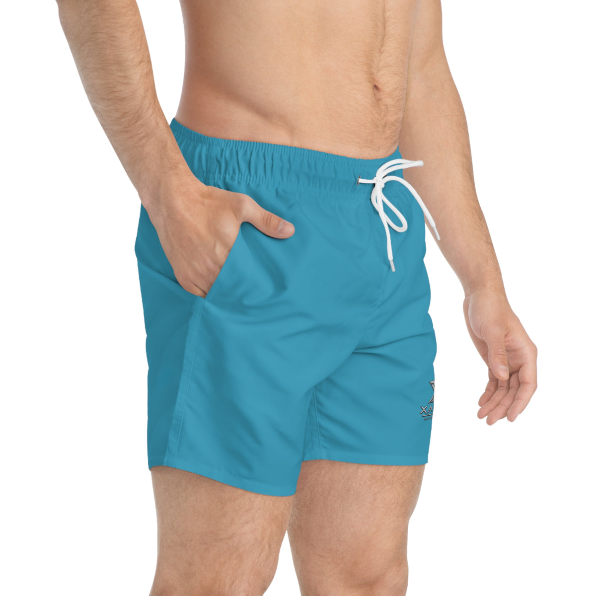 XAIYEN Signature Swim Trunks – Blue