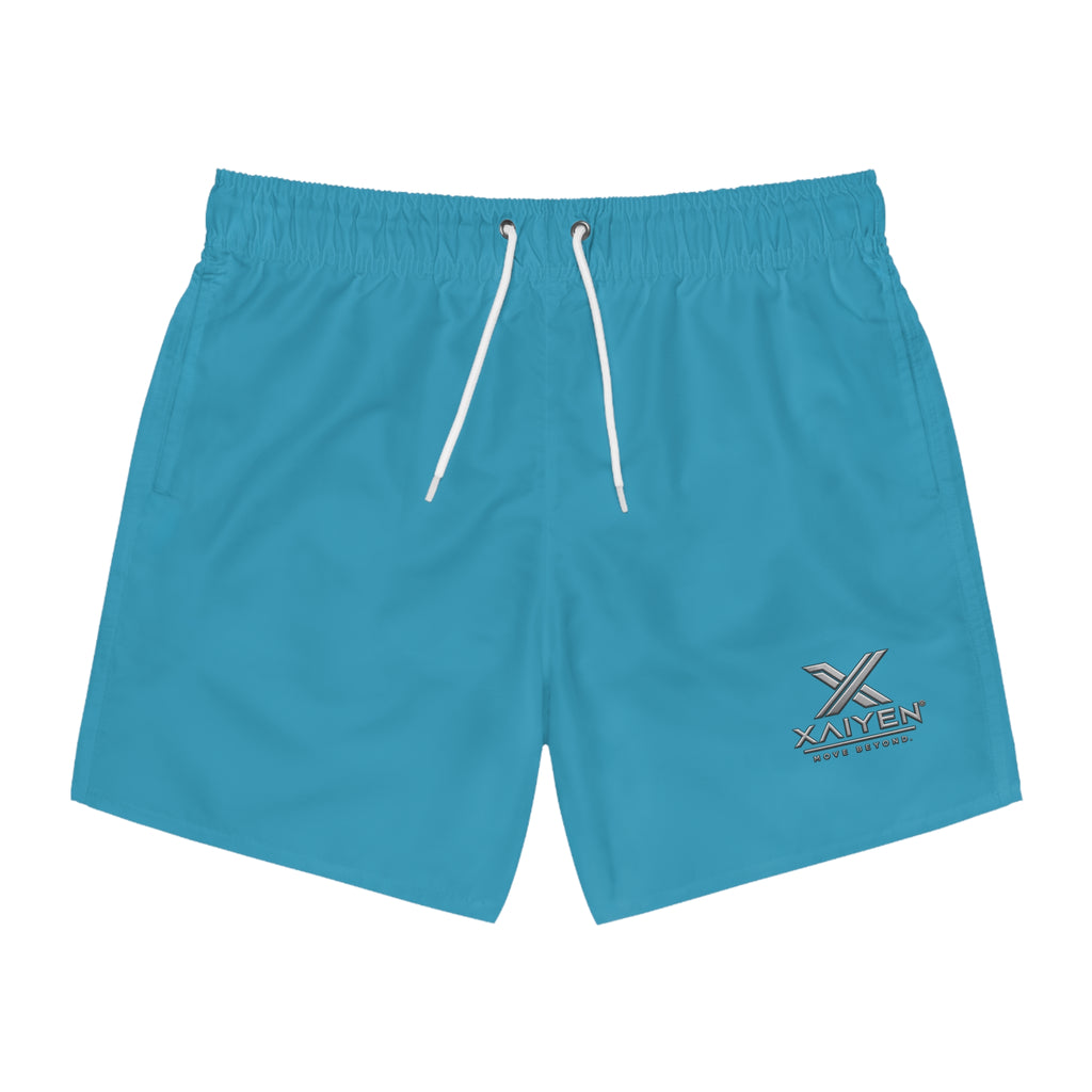 XAIYEN Signature Swim Trunks – Blue
