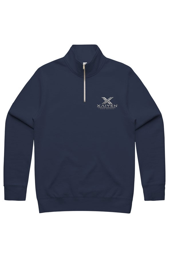XAIYEN Men s Stencil Half Zip
