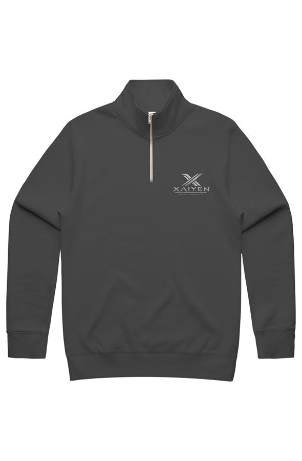 XAIYEN Men s Stencil Half Zip