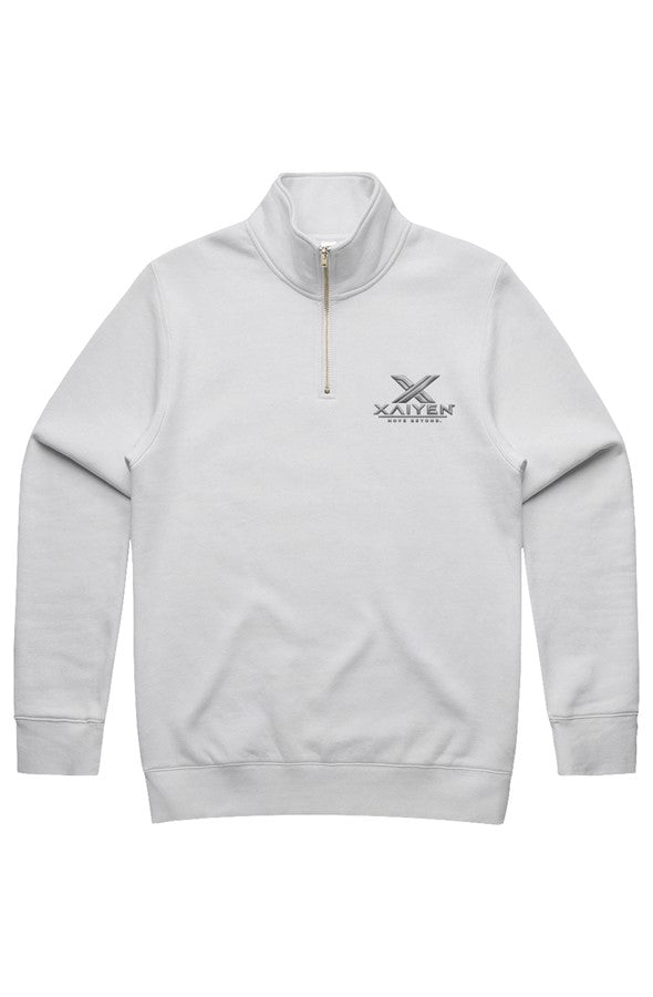 XAIYEN Men s Stencil Half Zip