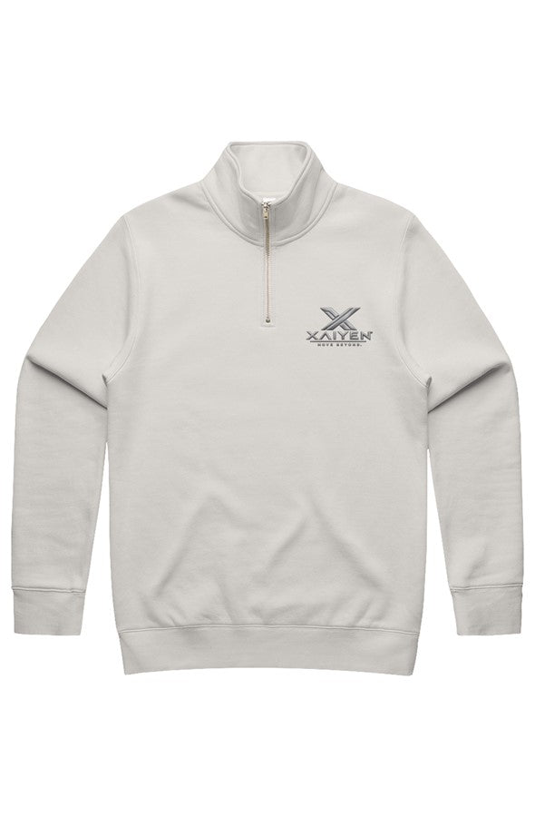XAIYEN Men s Stencil Half Zip