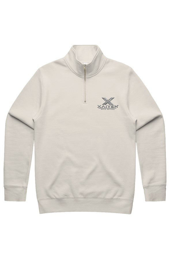 XAIYEN Men s Stencil Half Zip