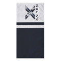 XAIYEN Premium Mink-Cotton Beach & Pool Towel-Navy Stripe
